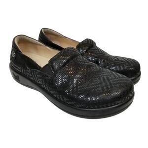 Alegria Women's Keli Dazzler Slip On Comfort Nursing Shoes Clogs Black 38 / 8